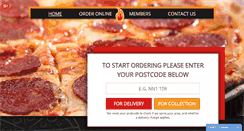 Desktop Screenshot of pizzahot.biz